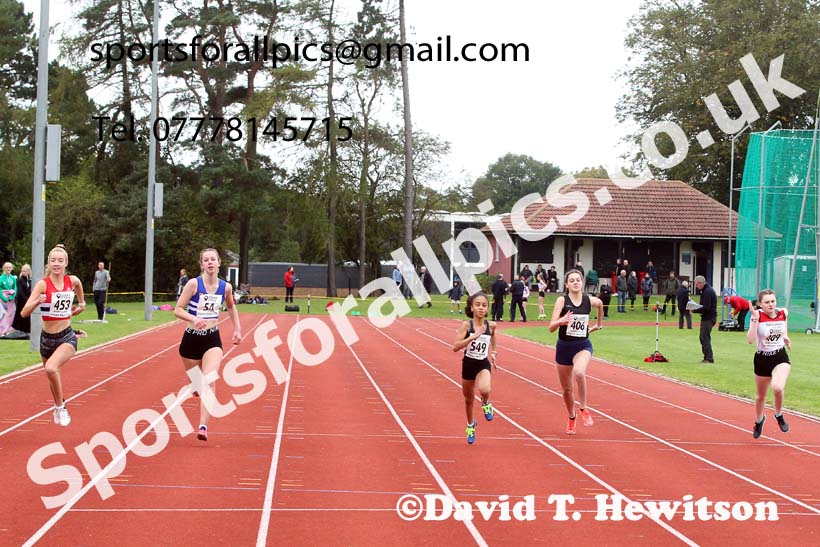 100 metres, NECAA Open Meeting, Morpeth, Sunday, September 27th. David T. Hewitson/Sports for All Pics